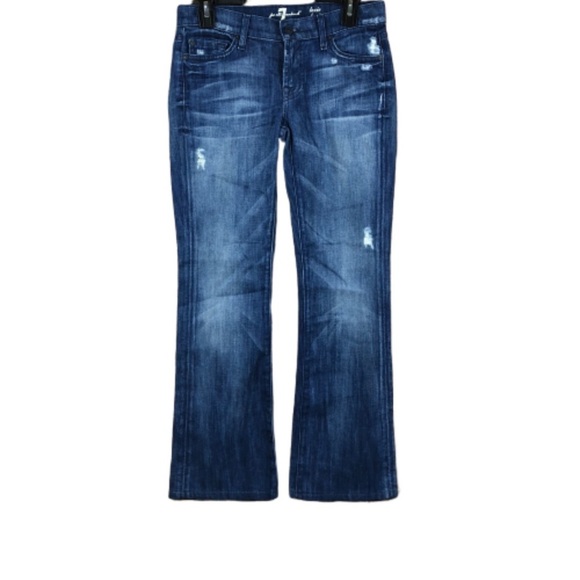 7 For All Mankind Denim - 7 FOR ALL MANKIND JEANS DISTRESS